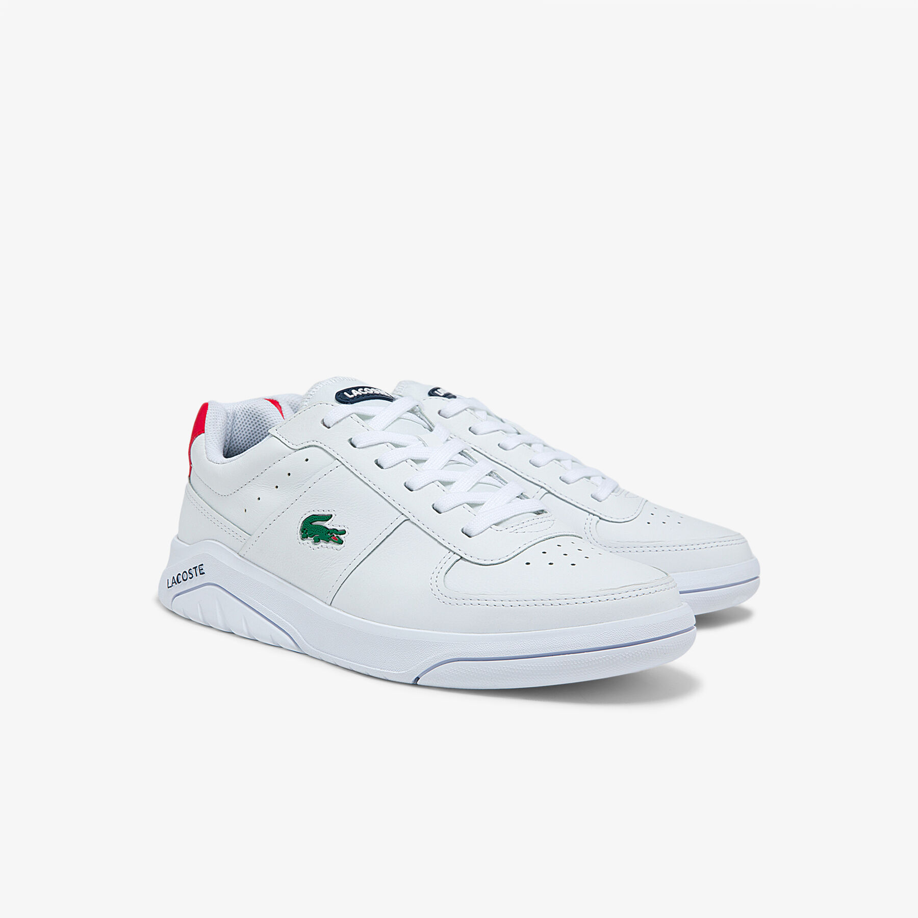 Men's Game Advance Leather Trainers lacoste men s game advance leather trainers