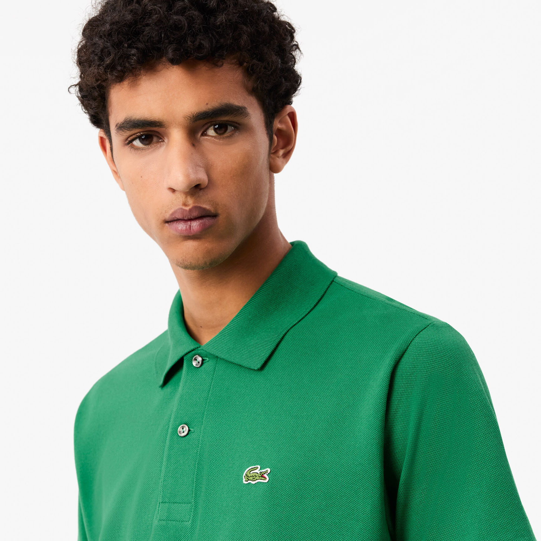 قميص بولو كلاسيكي L.12.12 أصلي Original L.12.12 petit pique cotton Polo Shirt - L1212-00-LDM