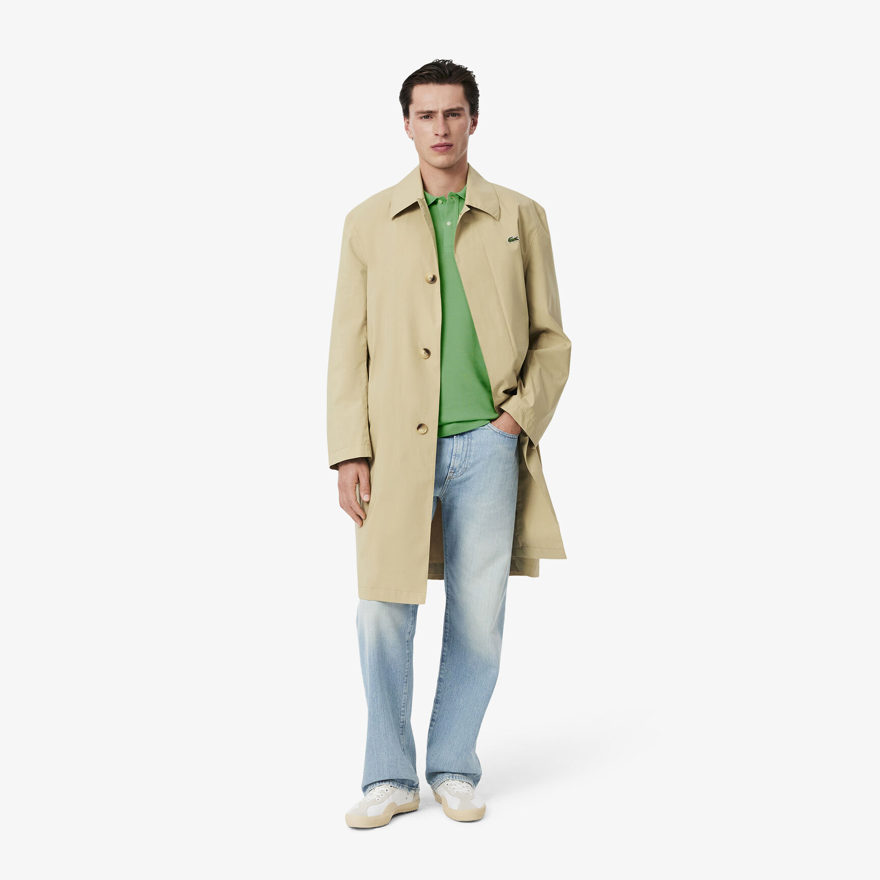 قميص بولو بيكيه بقصة ضيقة L.12.12 Slim Fit L.12.12 Pique Polo Shirt - PH4012-00-TTF