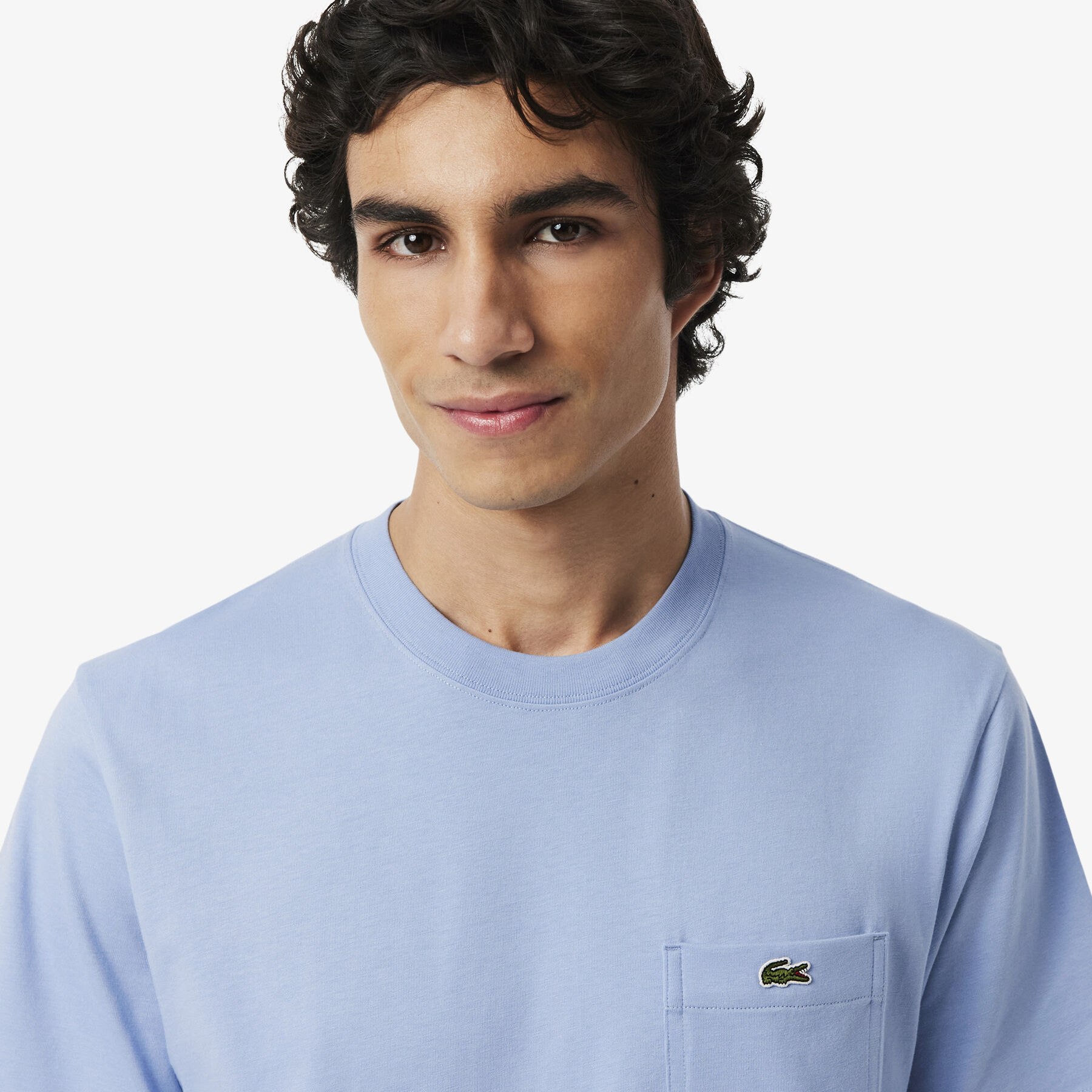 Cotton T-shirt with Breast Pocket - TH2827-00-AEY