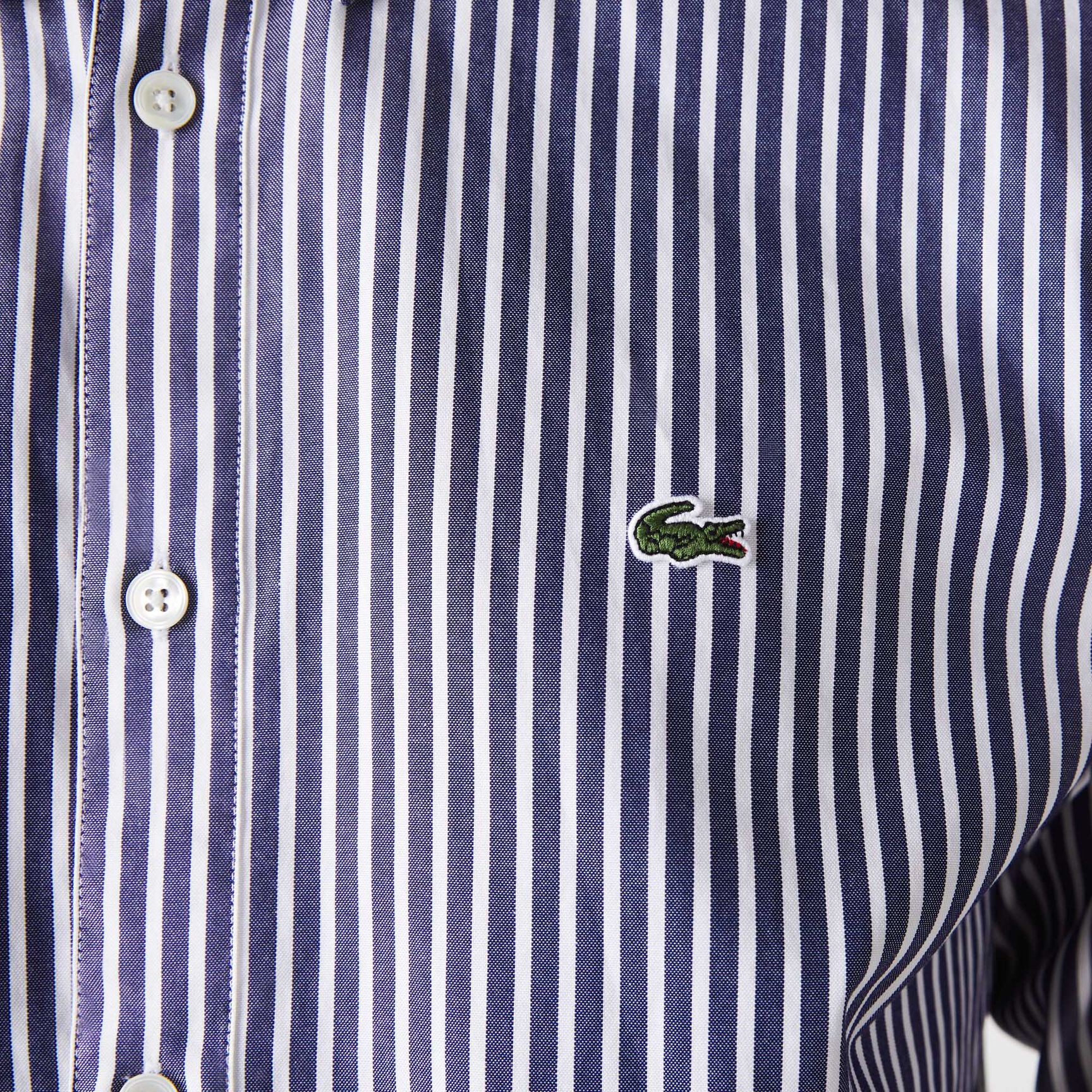 Men's Regular Fit Striped Cotton Shirt - CH2936-00-522