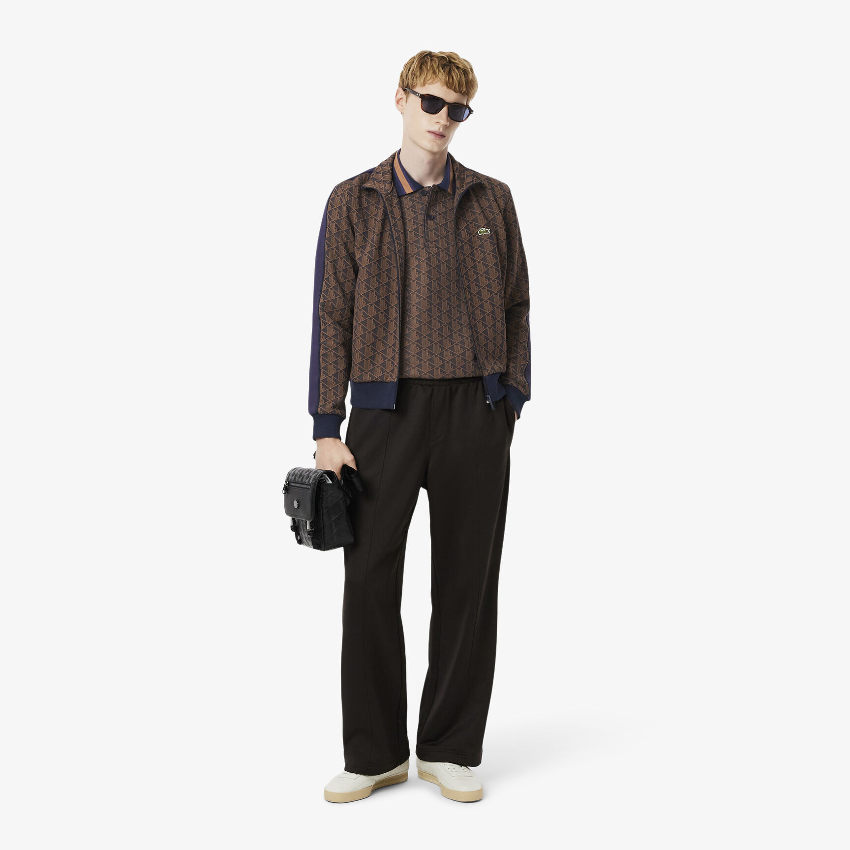 Classic Fit Monogram Jacquard Polo Shirt - DH1417-00-9I4