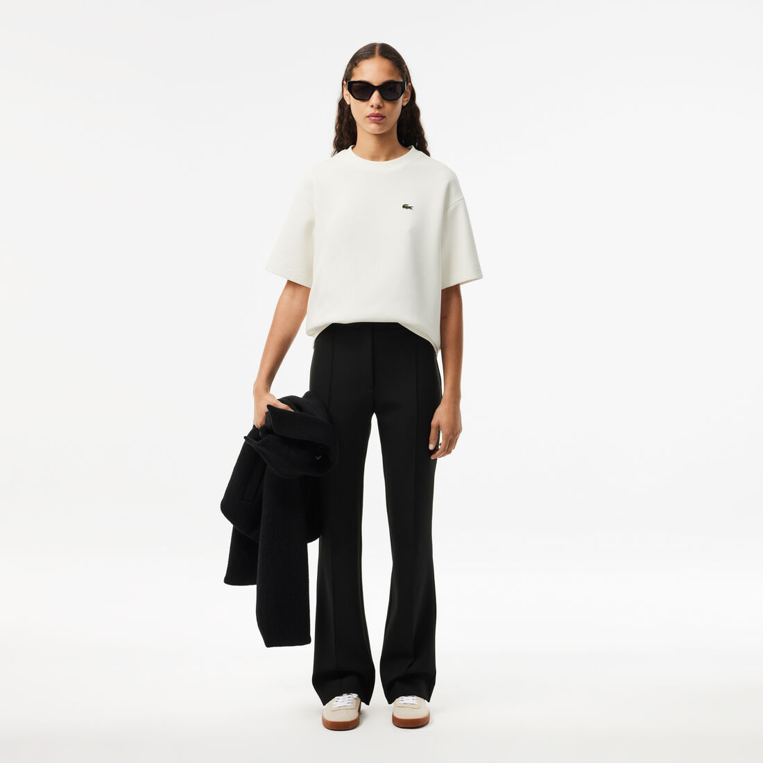 Oversized Double Face Pique T-shirt Oversized Double Face Pique T-shirt - TF7301-00-70V