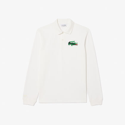 Classic Fit Long Sleeved L.12.12 Polo Shirt