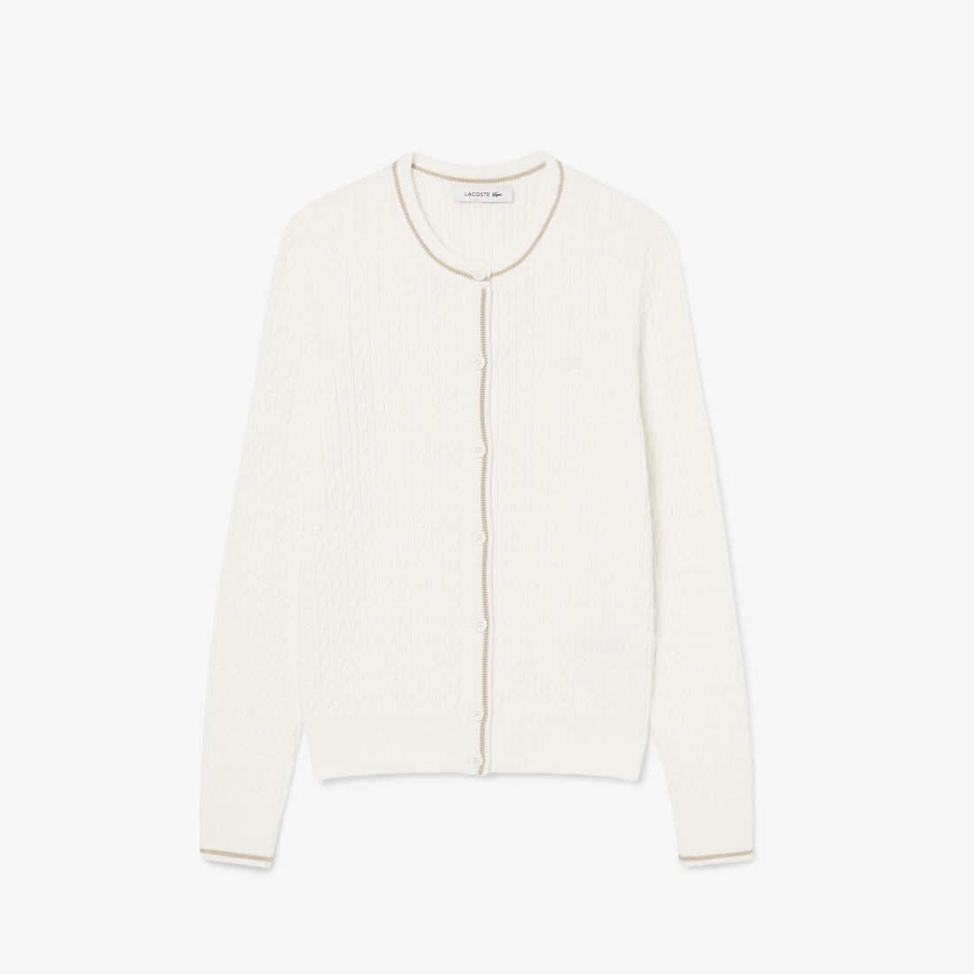 Striped Cable Knit Cardigan Striped Cable Knit Cardigan - AF9872-00-70V