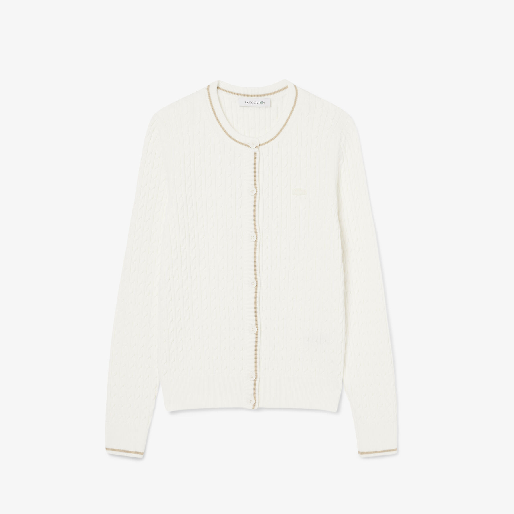 Striped Cable Knit Cardigan Striped Cable Knit Cardigan - AF9872-00-70V