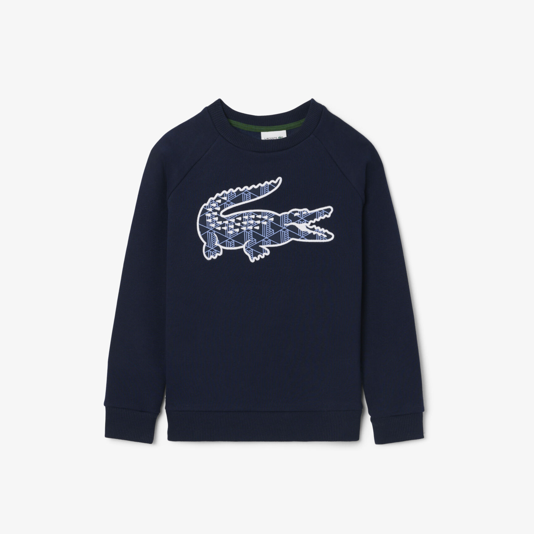 Monogram Print Fleece Sweatshirt - SJ0914-00-166