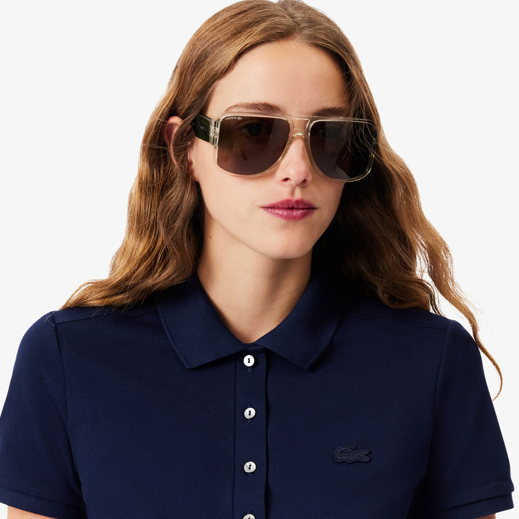lacoste l 12 d slim fit stretch petit pique polo shirt