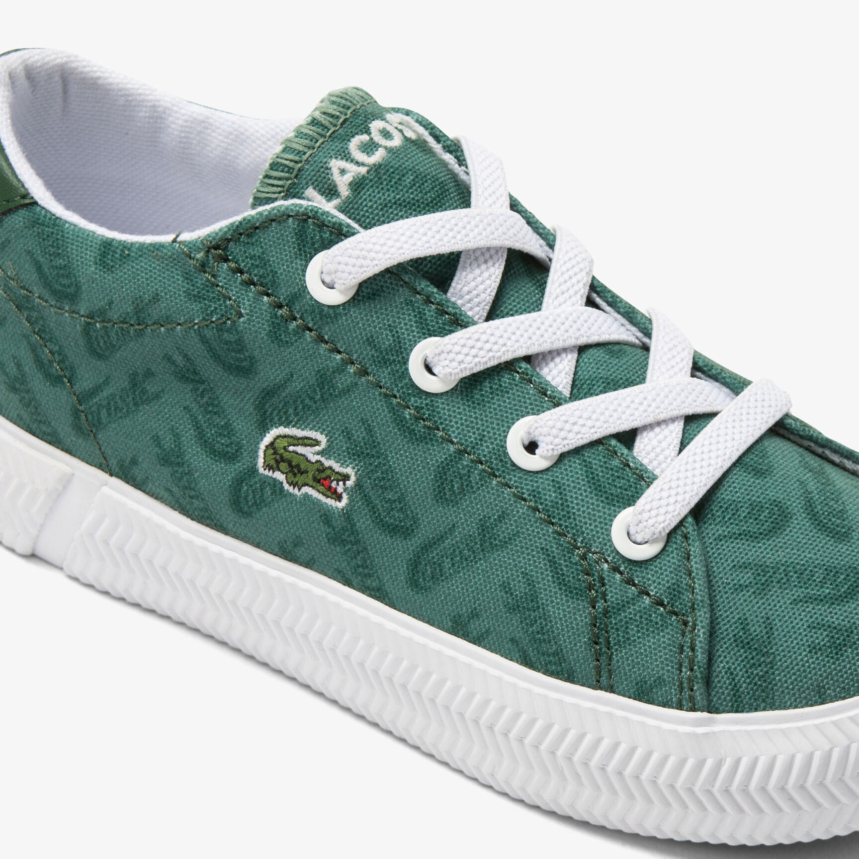 Children's Lacoste Gripshot Textile Trainers