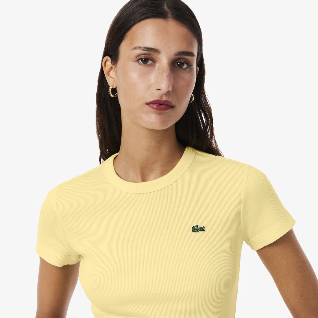 Slim Fit Ribbed Cotton T-shirt Slim Fit Ribbed Cotton T-shirt - TF5538-00-107