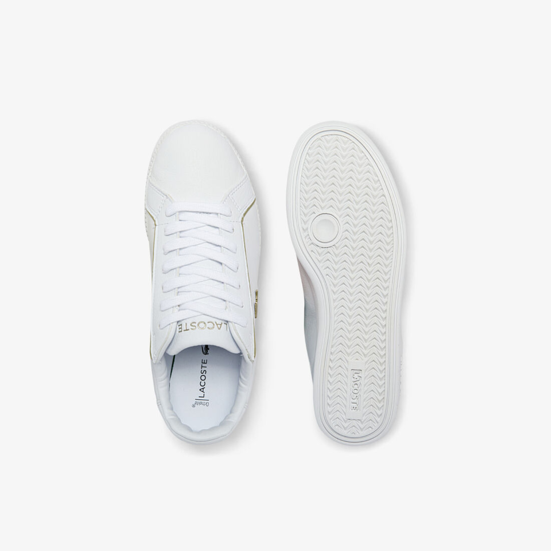 Women's Graduate Leather Metallic Detailing Trainers Women's Graduate Leather Metallic Detailing Trainers