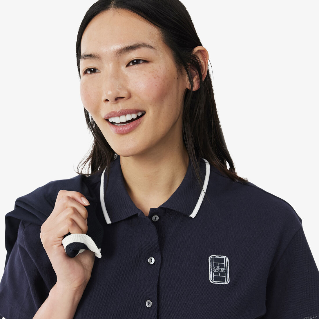 Men's Lacoste Pull-on Windbreaker with Kangaroo Pocket - EF8126-00-MXQ