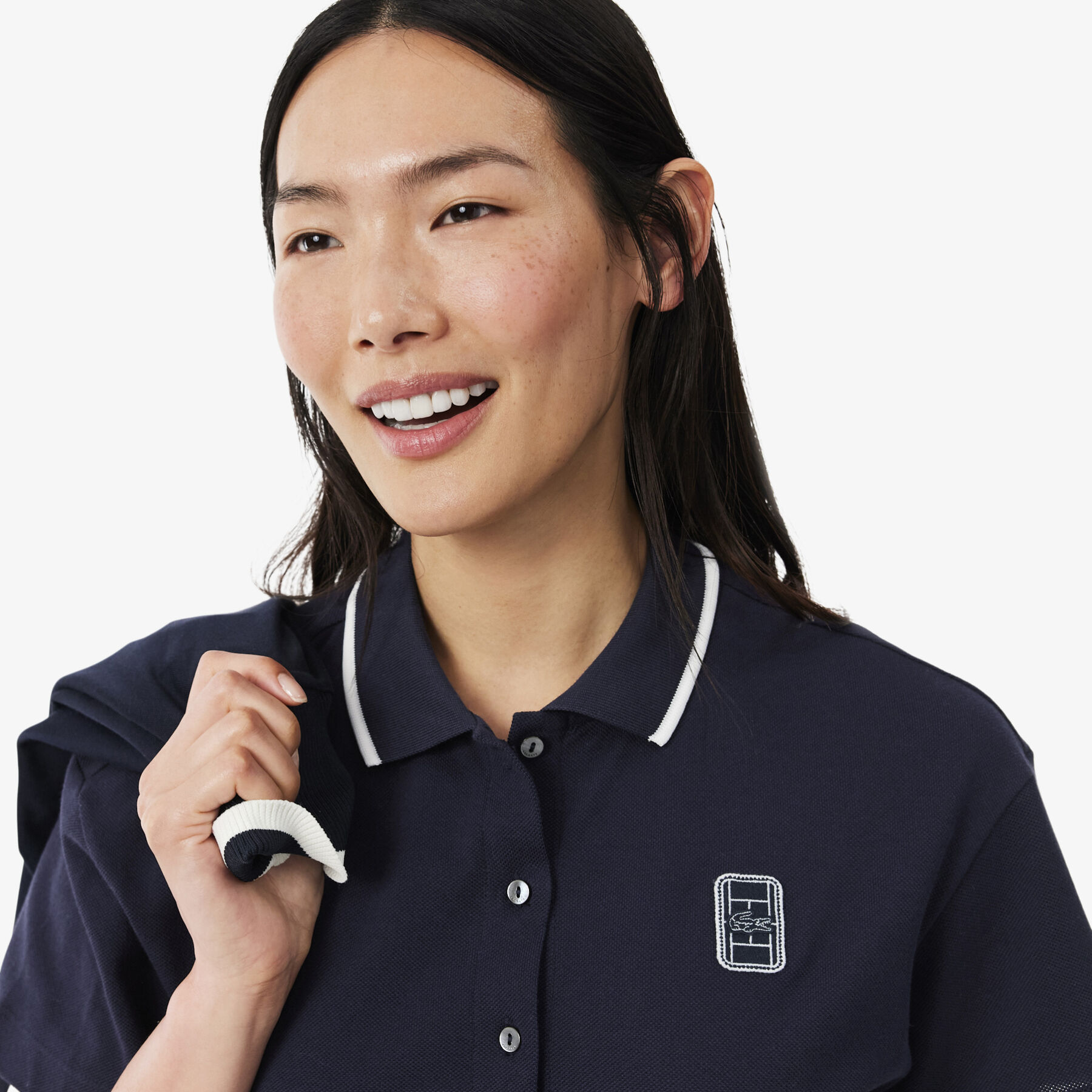 Men's Lacoste Pull-on Windbreaker with Kangaroo Pocket - EF8126-00-MXQ