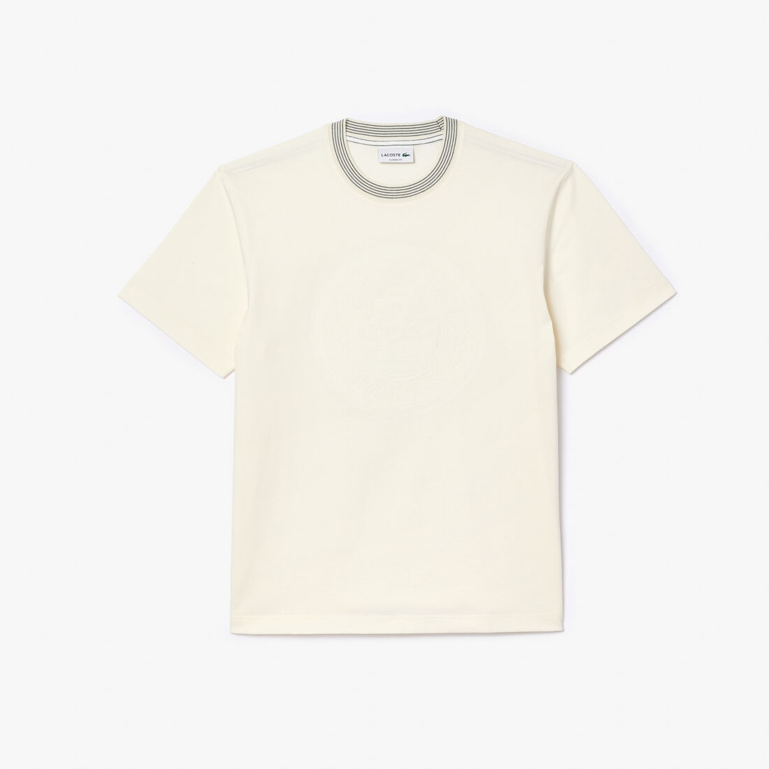 تي شيرت قطن جيرسي مطرز Embroidered Cotton Jersey T-shirt - TH0124-00-ARS