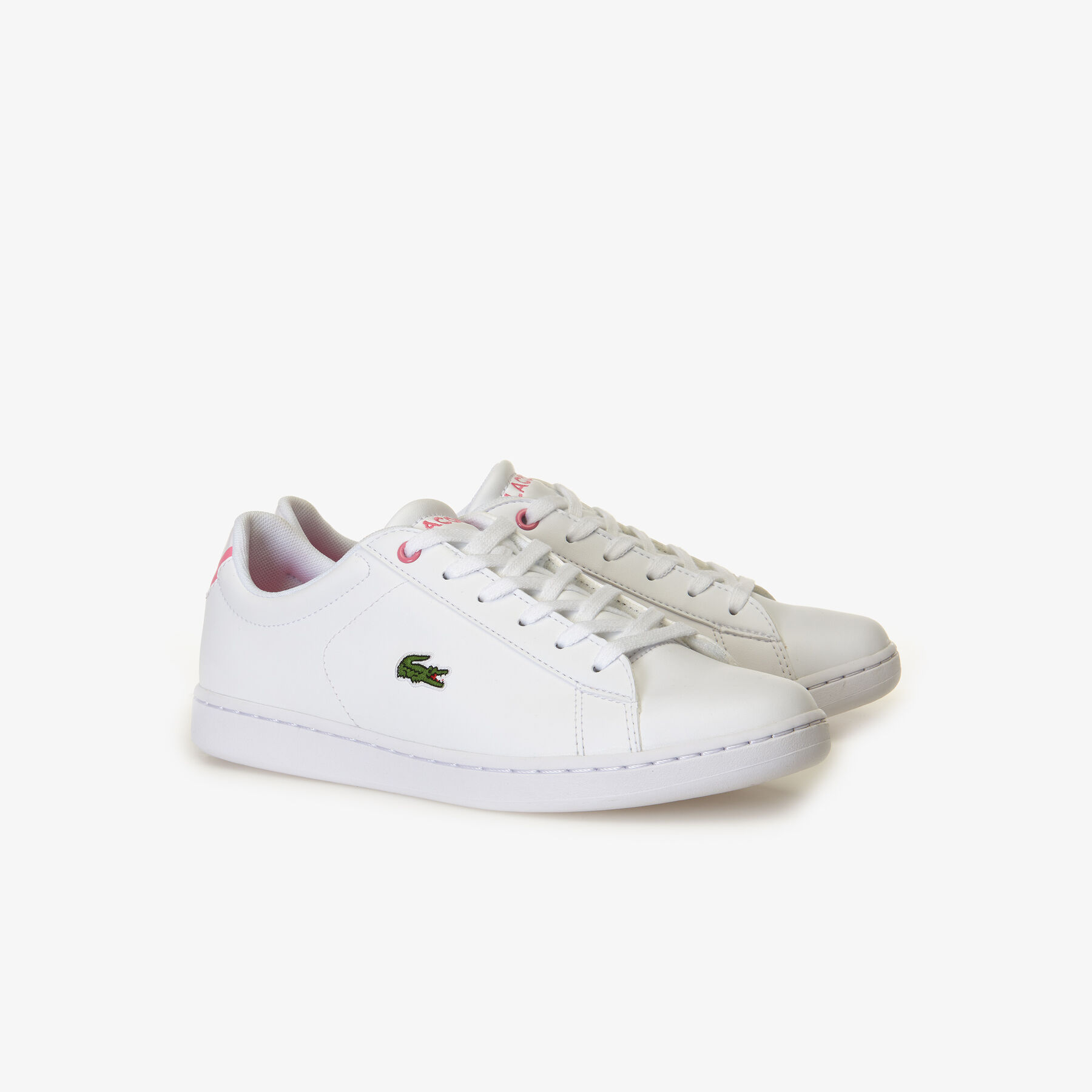 lacoste juniors  carnaby evo synthetic trainers