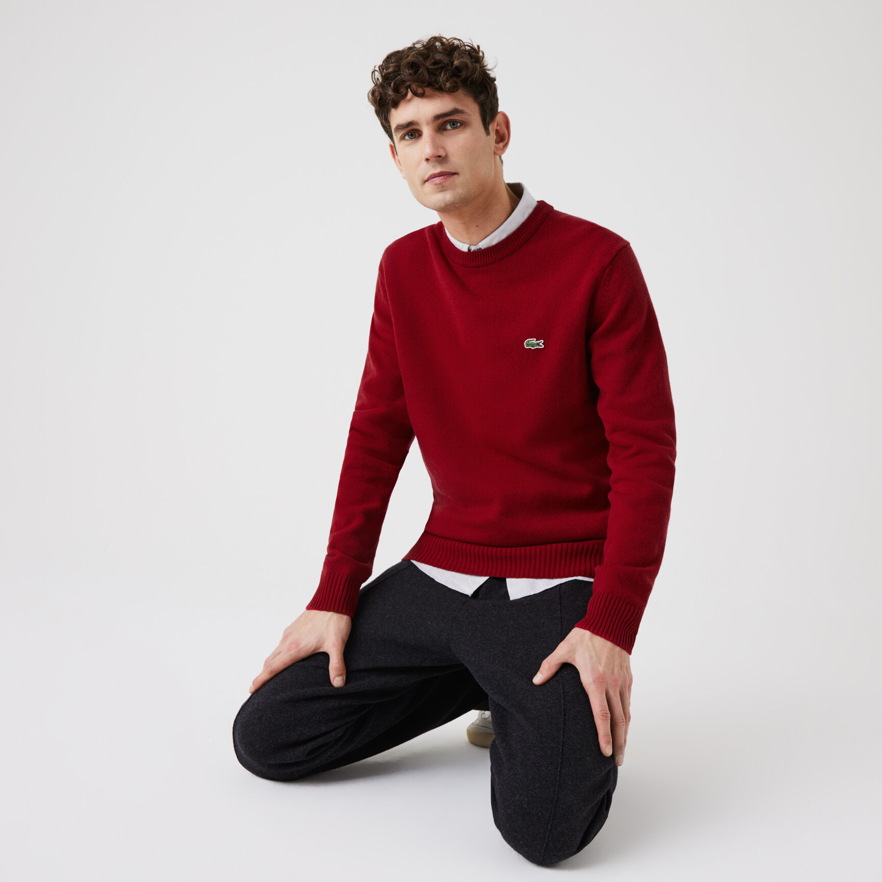 Men's Crew Neck Wool Sweater