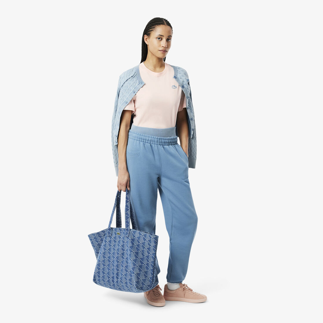 تي شيرت جيرسيه بطبعة تمساح Crocodile Print Jersey T-shirt - TF9596-00-HCZ