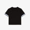 girls  lacoste branded short t shirt