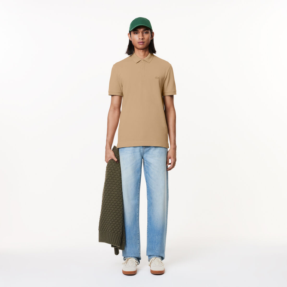 Regular Fit Paris Stretch Pique Polo Shirt Regular Fit Paris Stretch Pique Polo Shirt - PH5522-00-02S