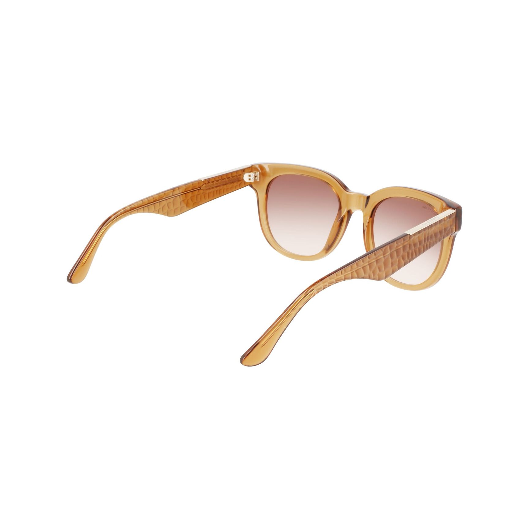 Women's Oval Acetate Croco Skin Sunglasses Women's Oval Acetate Croco Skin Sunglasses