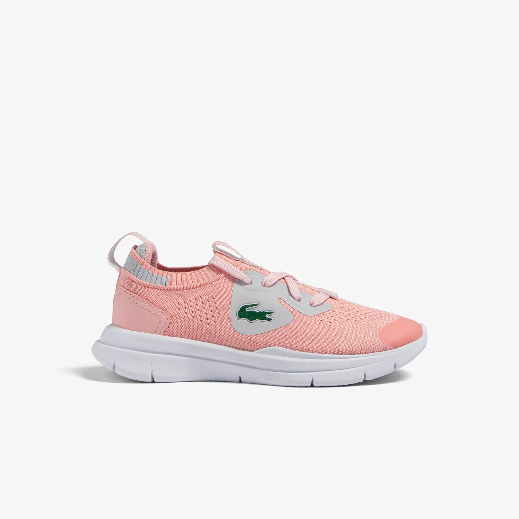 Children's Lacoste Run Spin Knit Textile Trainers children s lacoste run spin knit textile trainers