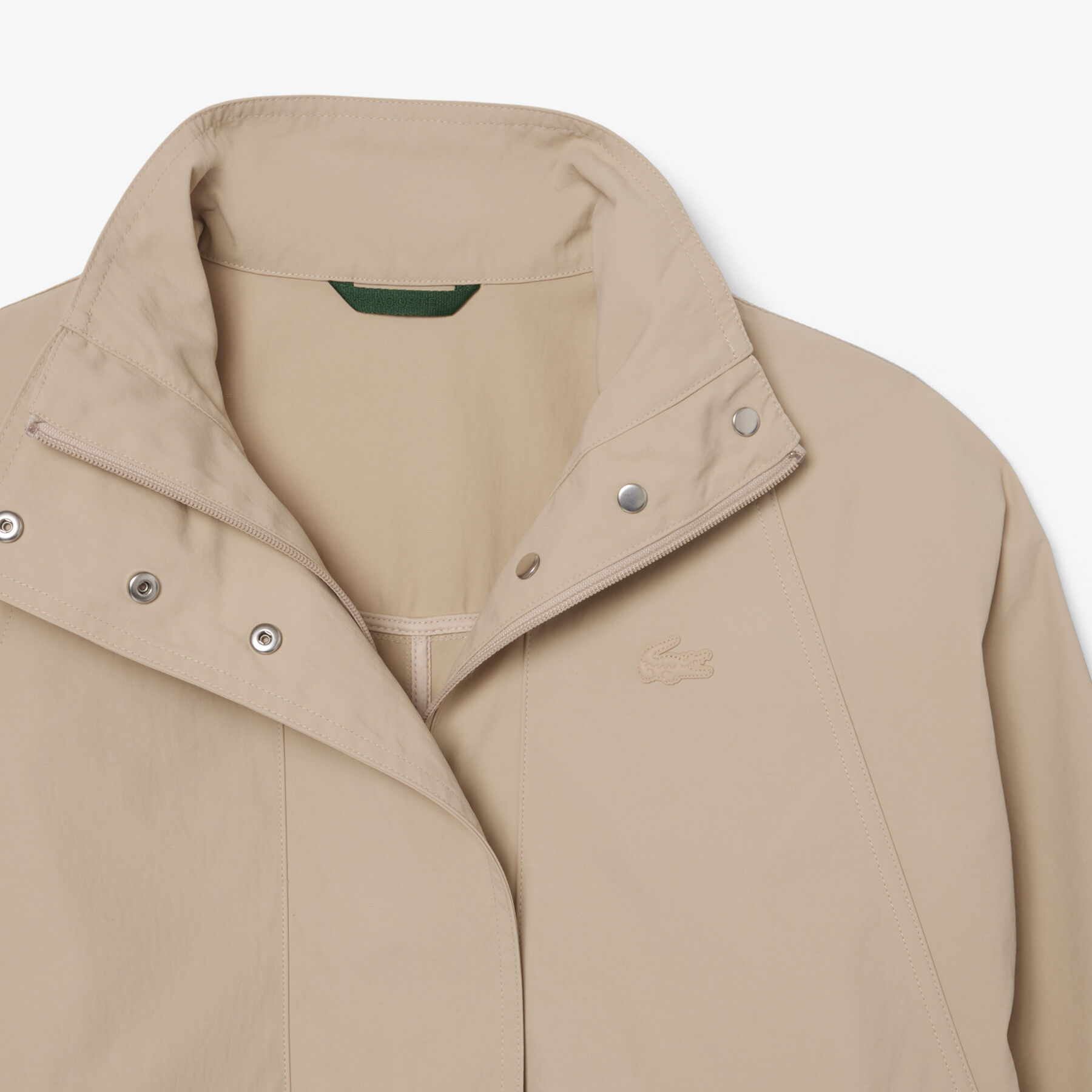 Mid Length Water-Repellent Oversized Parka lacoste mid length water repellent oversized parka