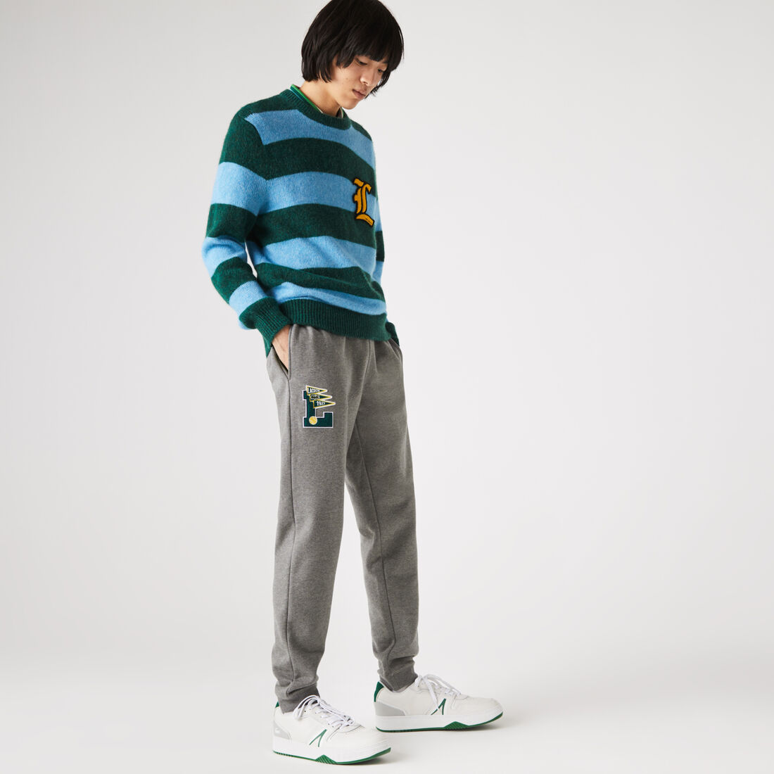 بنطلون رياضي صوف للرجال بشعار  Pennants L