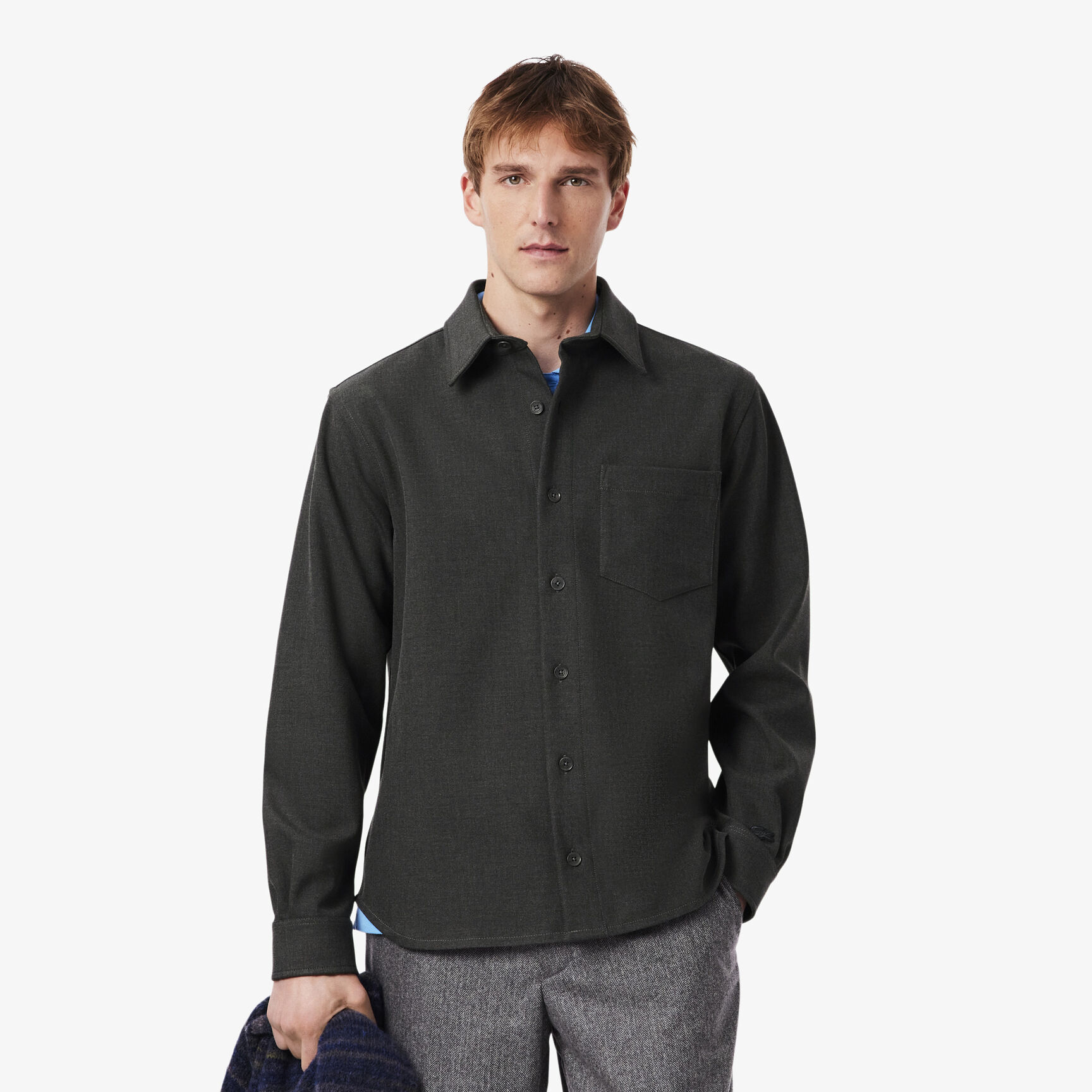 Oversized Double Face Overshirt - CH5118-00-050