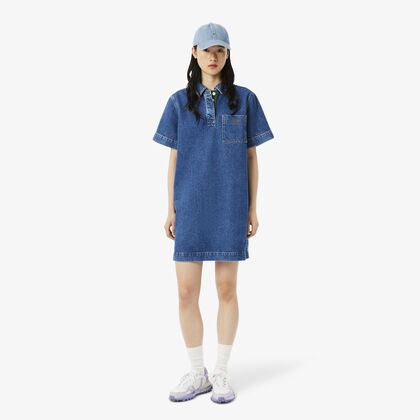 Oversized Cotton Denim Dress