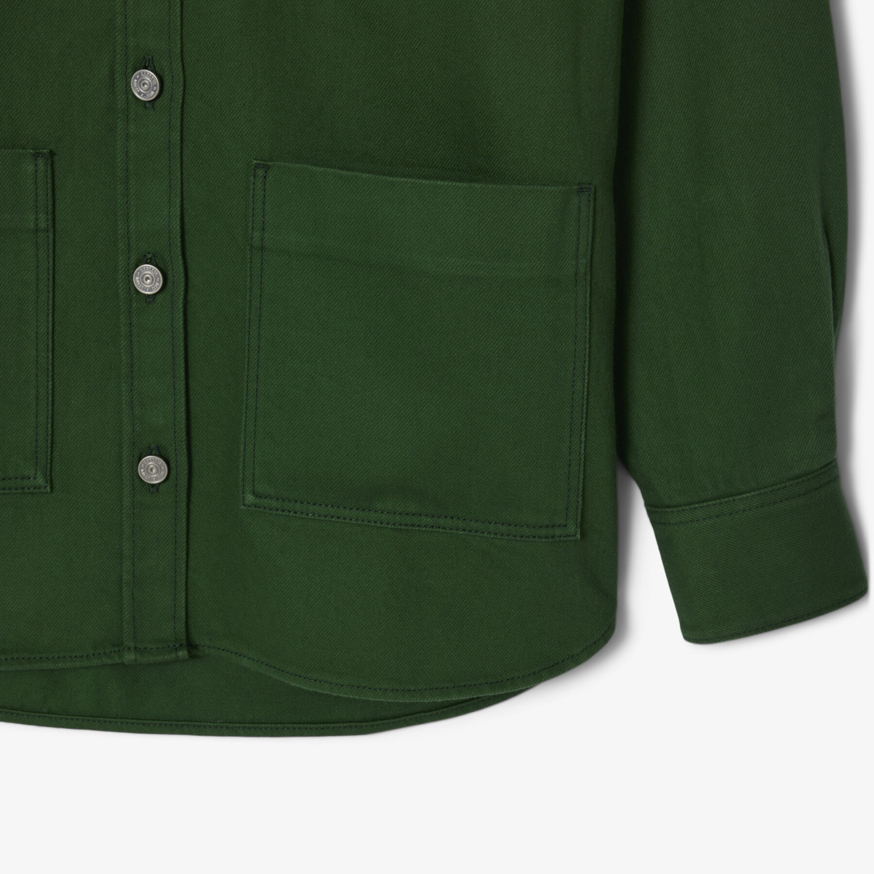 Oversized Denim Overshirt lacoste oversized denim overshirt