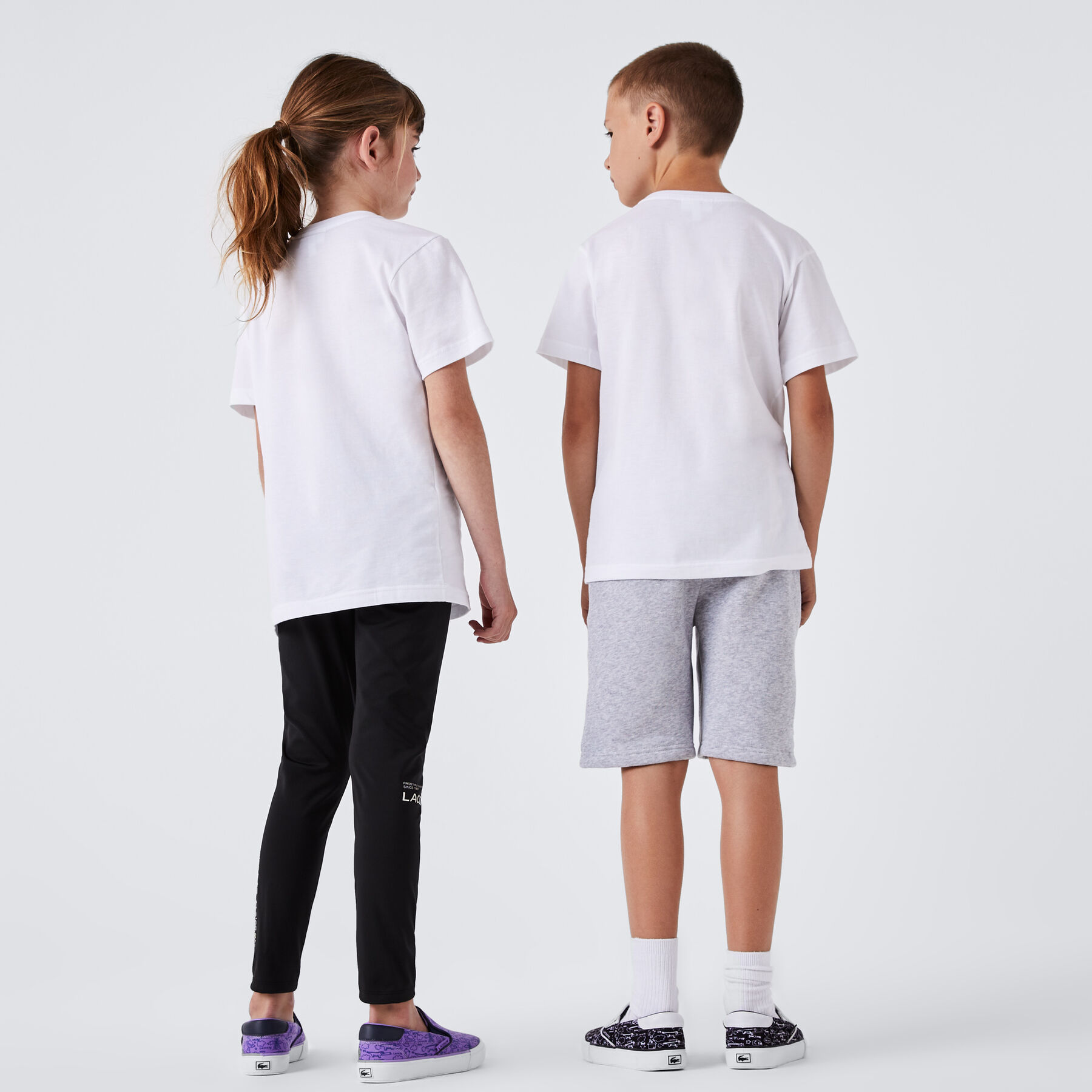 Kids' Crew Neck Cotton Jersey T-shirt lacoste kids crew neck cotton jersey t shirt