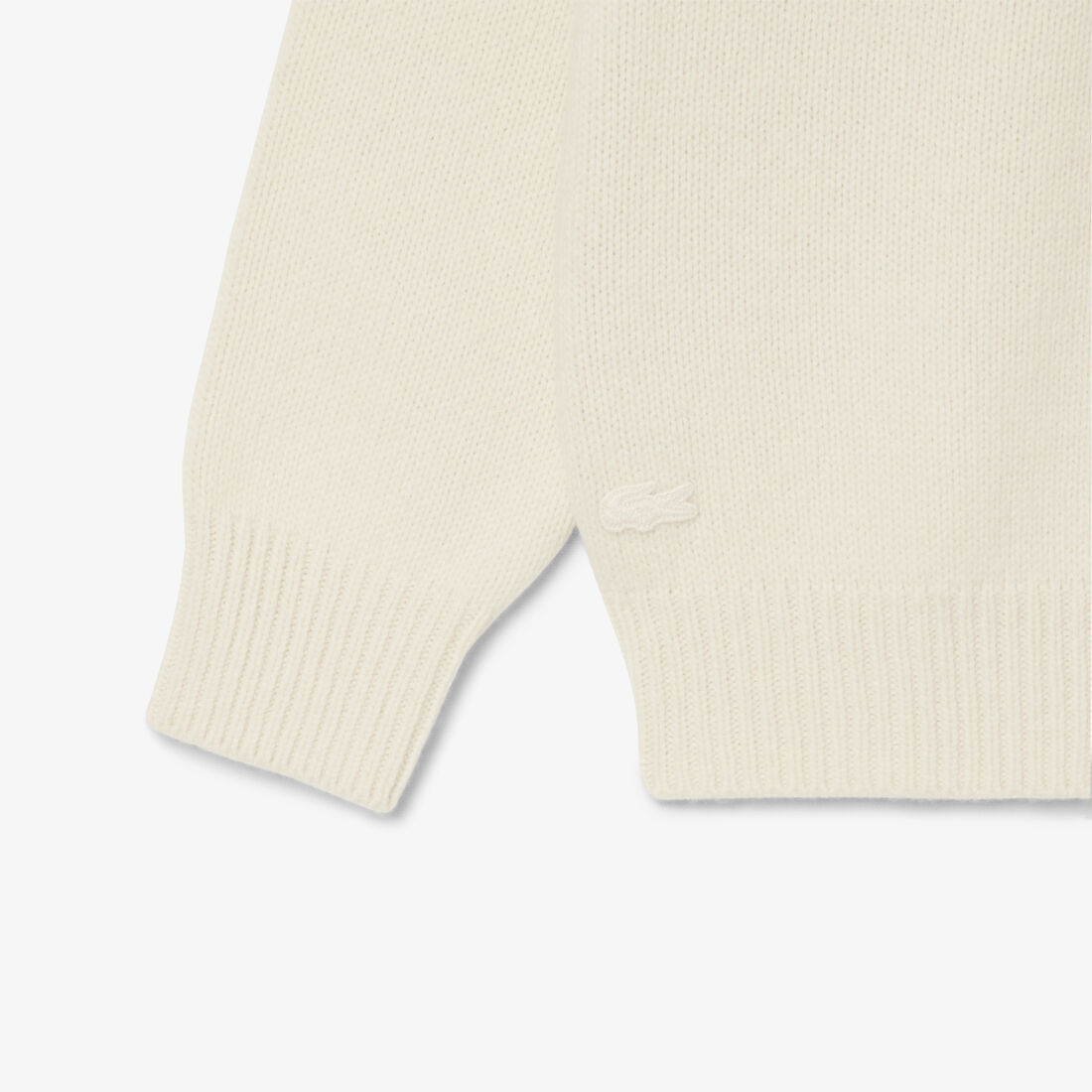 سترة صوفية إنتارسيا ممشطة بشعار الماركة Intarsia Branded Carded Wool Sweater - AF6832-00-XFJ