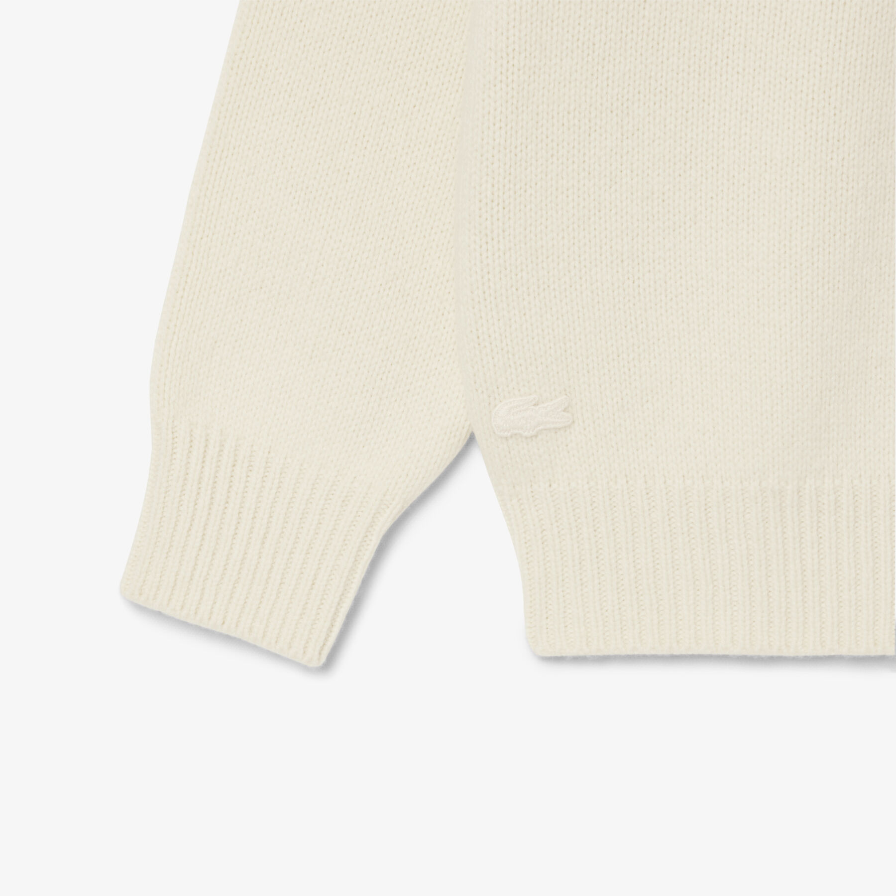 سترة صوفية إنتارسيا ممشطة بشعار الماركة Intarsia Branded Carded Wool Sweater - AF6832-00-XFJ