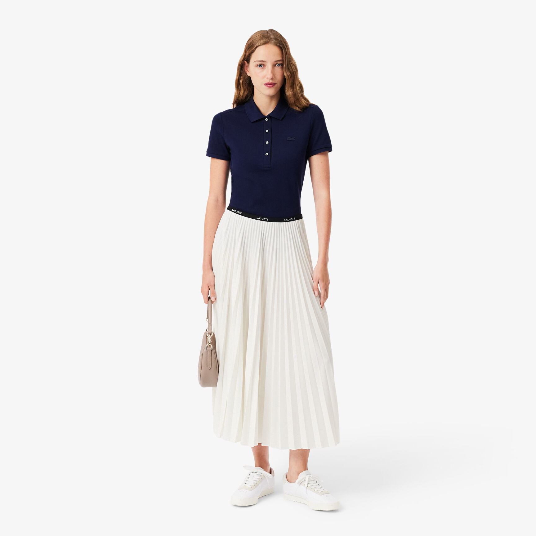Long Pleated Elasticated Waist Skirt - JF1402-00-70V