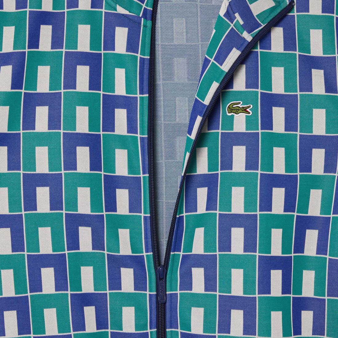 Robert George Jacquard Motif Zipped Sweatshirt Robert George Jacquard Motif Zipped Sweatshirt - SH8646-00-IS8