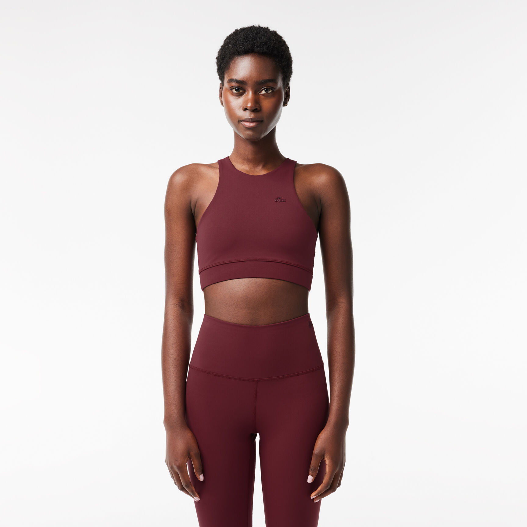 Women's Lacoste Quick-Dry Recycled Polyamide Stretch Bra - IF5961-00-YUP