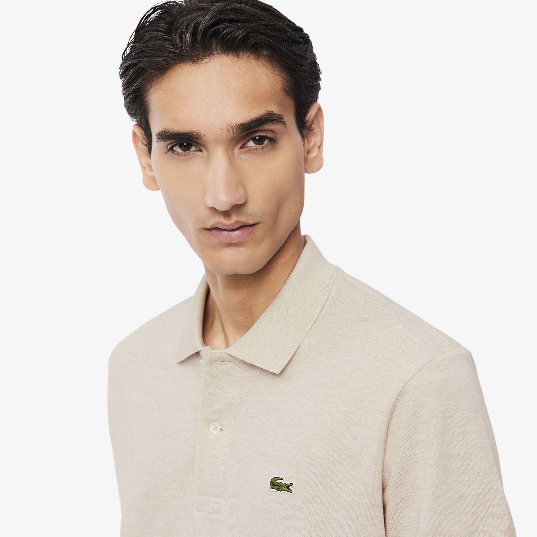 Classic Fit L.12.12 Marl Polo Shirt - L1264-00-I18