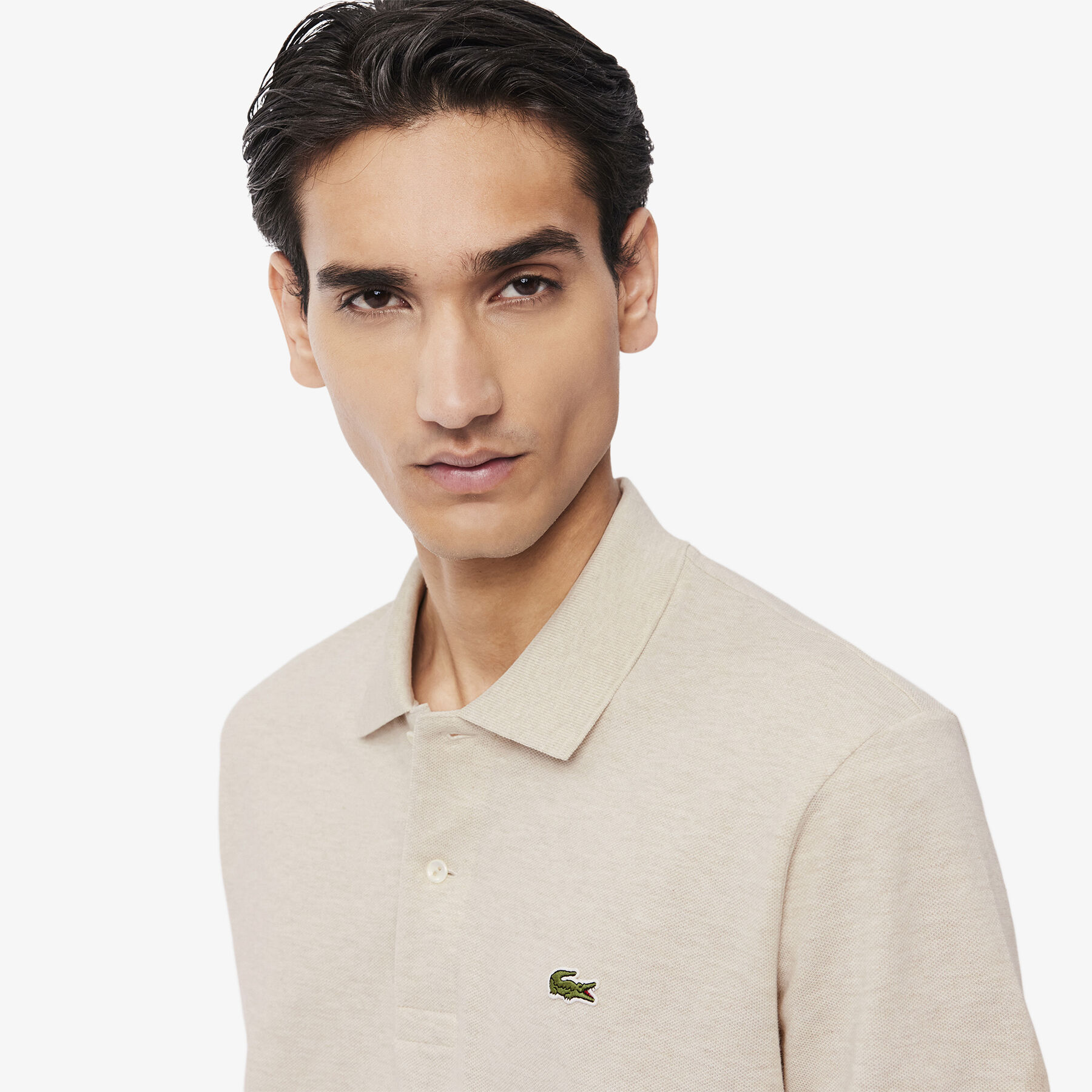 قميص بولو كلاسيكي مقاس L.12.12 مارل Classic Fit L.12.12 Marl Polo Shirt - L1264-00-I18