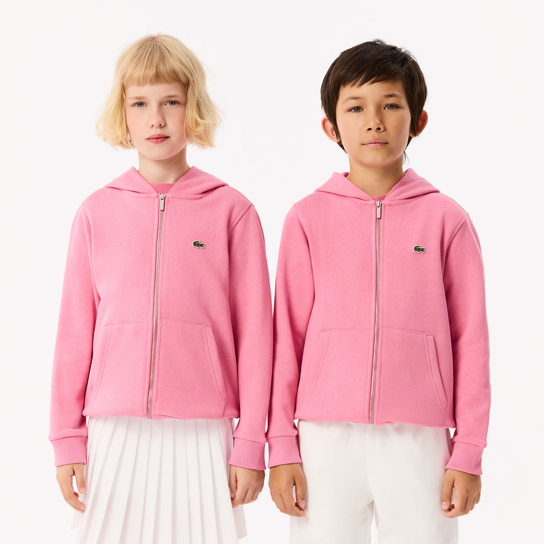 Kangaroo Pocket Zip Front Hoodie - SJ9723-00-2R3