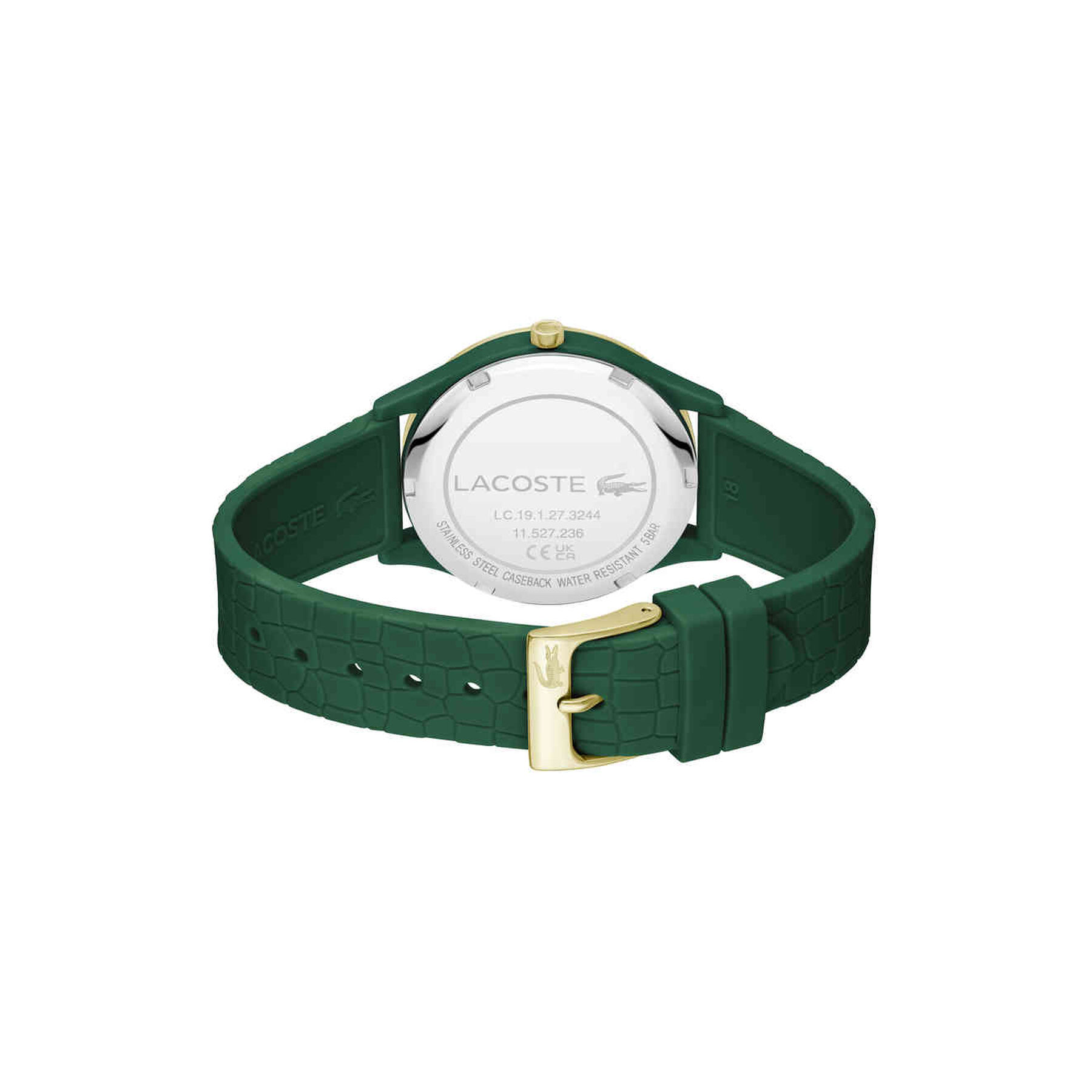 Women's Green Silicone Strap Watch lacoste women s green silicone strap watch