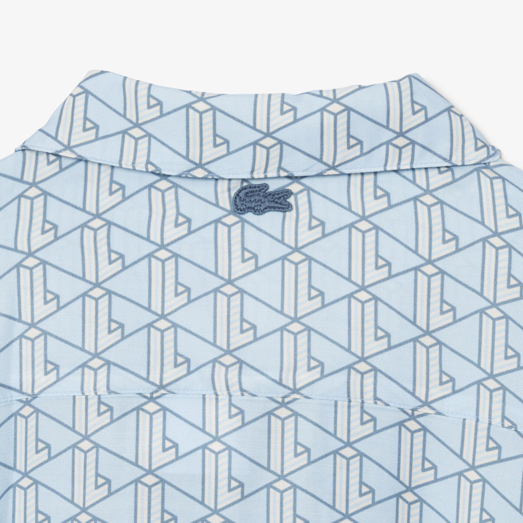 Oversized Monogram Print Shirt - CF0495-00-EIB