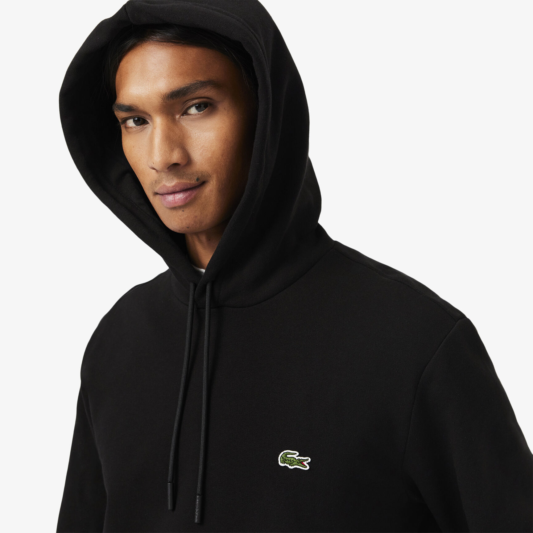 Men's Lacoste Organic Cotton Hooded Jogger Sweatshirt - SH9623-00-031