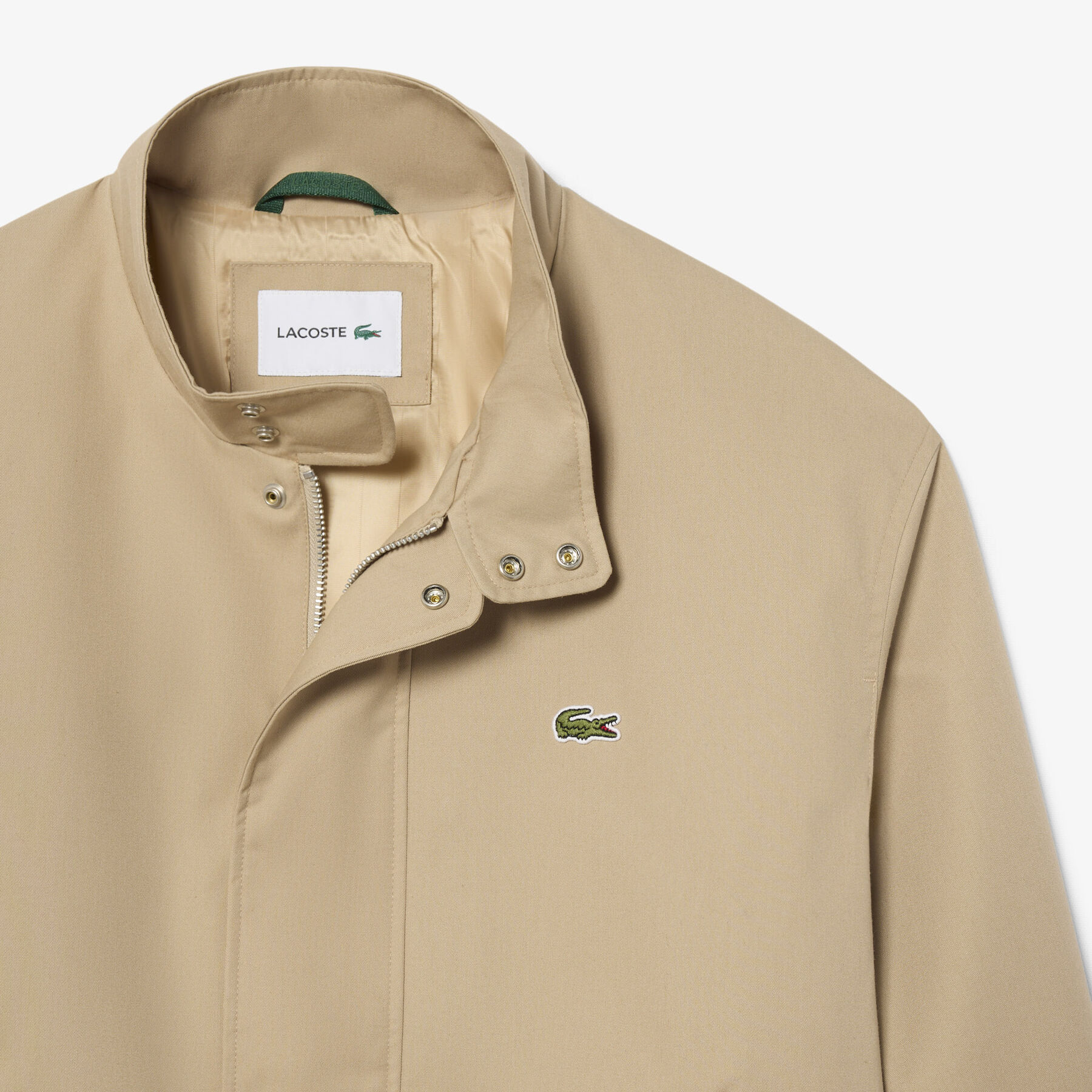 سترة هارينجتون من نسيج قطني طويل مقاومة للماء Water-Repellent Twill Harrington Jacket - BH1349-00-02S