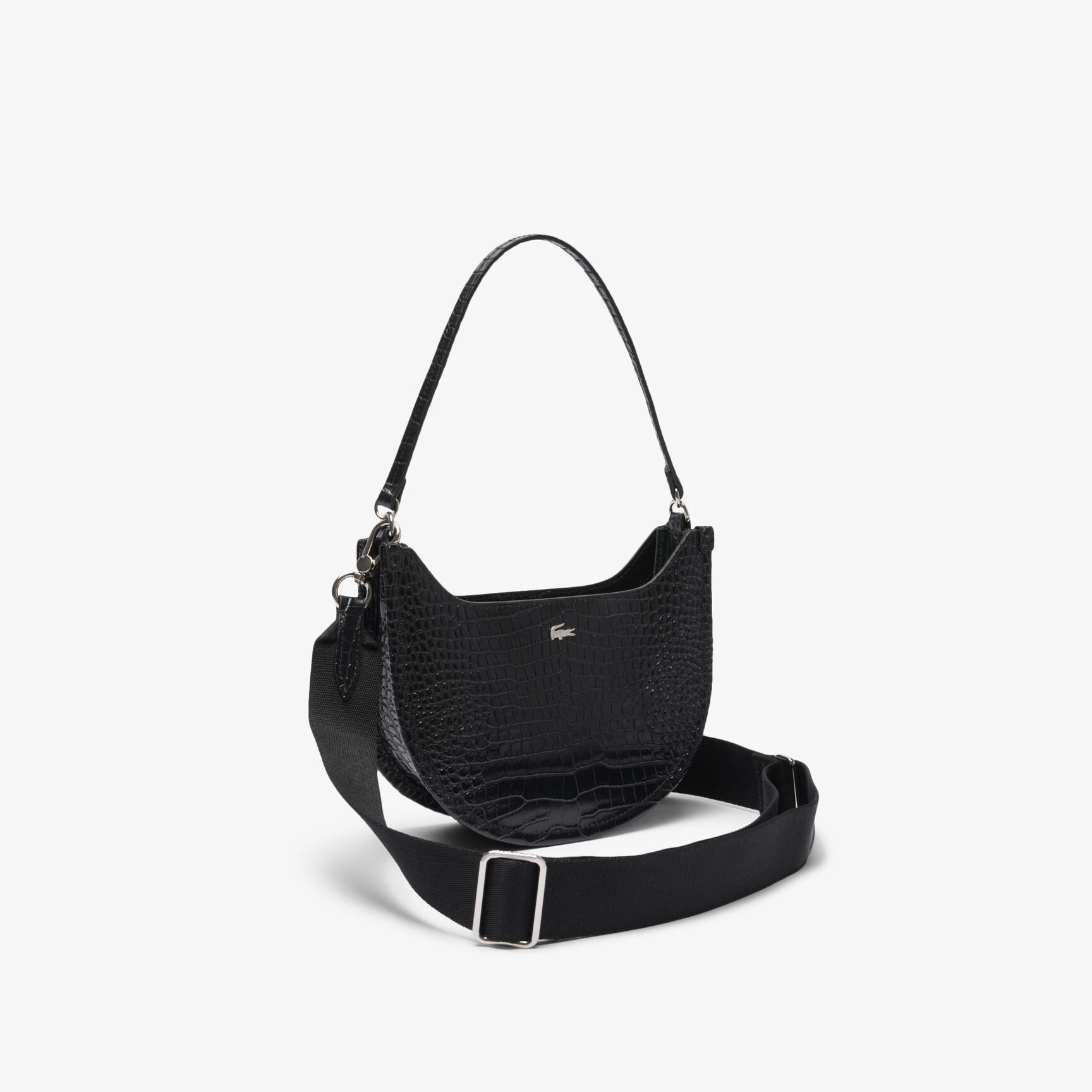 Small Chantaco Embossed Leather Half Moon Bag Small Chantaco Embossed Leather Half Moon Bag - NF4980KL-000