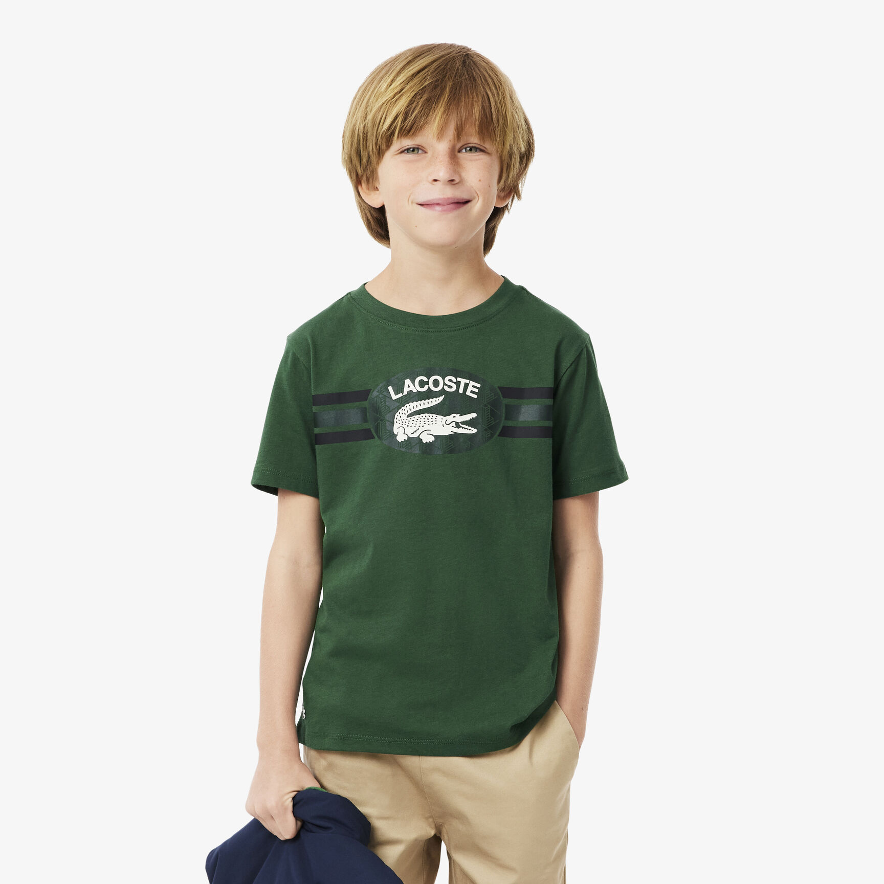 Monogram Print Cotton T-shirt Monogram Print Cotton T-shirt - TJ0850-00-132