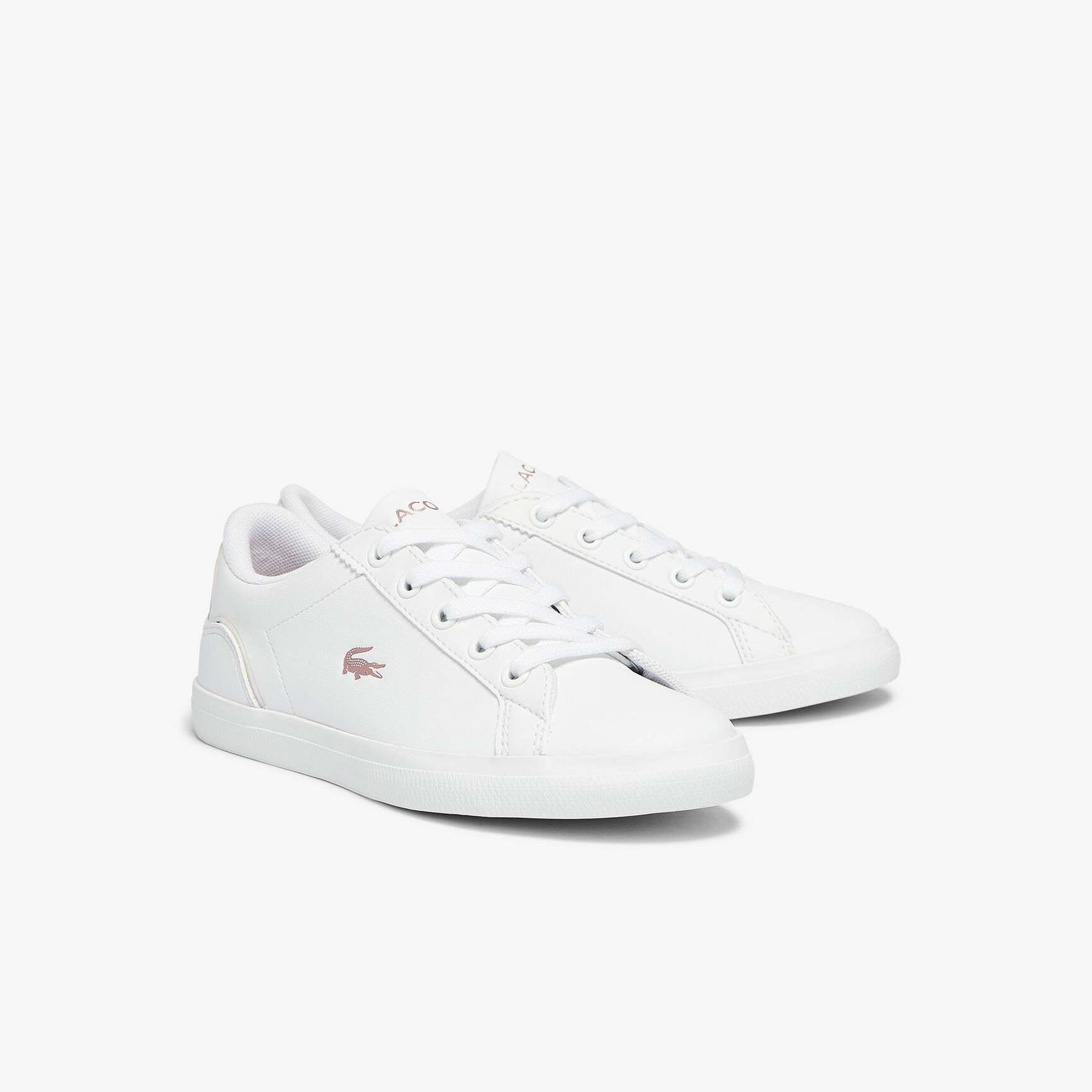 سنيكرز ليروند من خامات صناعية بتفاصيل لامعة للأطفال سنيكرز ليروند من خامات صناعية بتفاصيل لامعة للأطفال