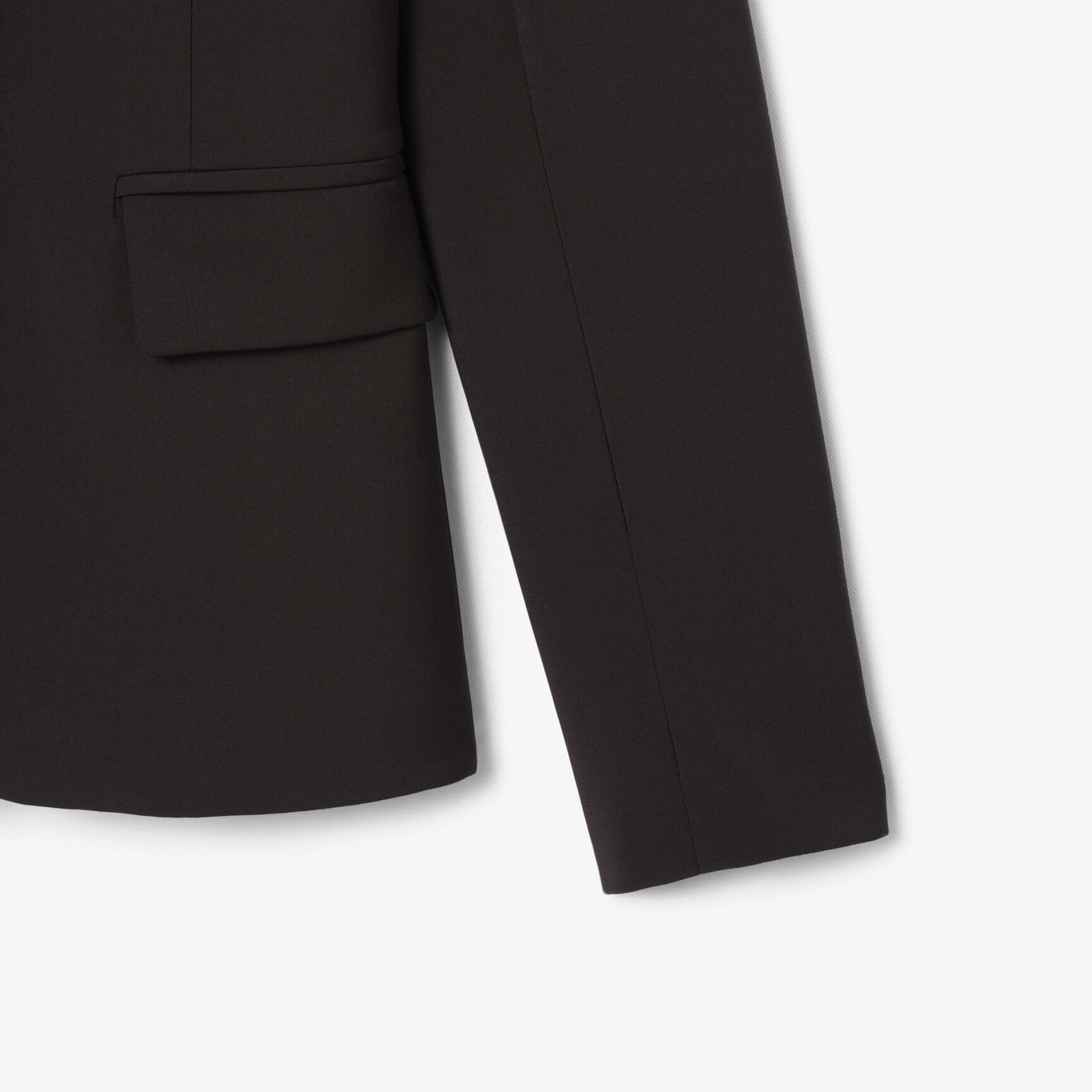 Embroidered Logo Slim Fit Wool Blazer - VF4244-00-3LA