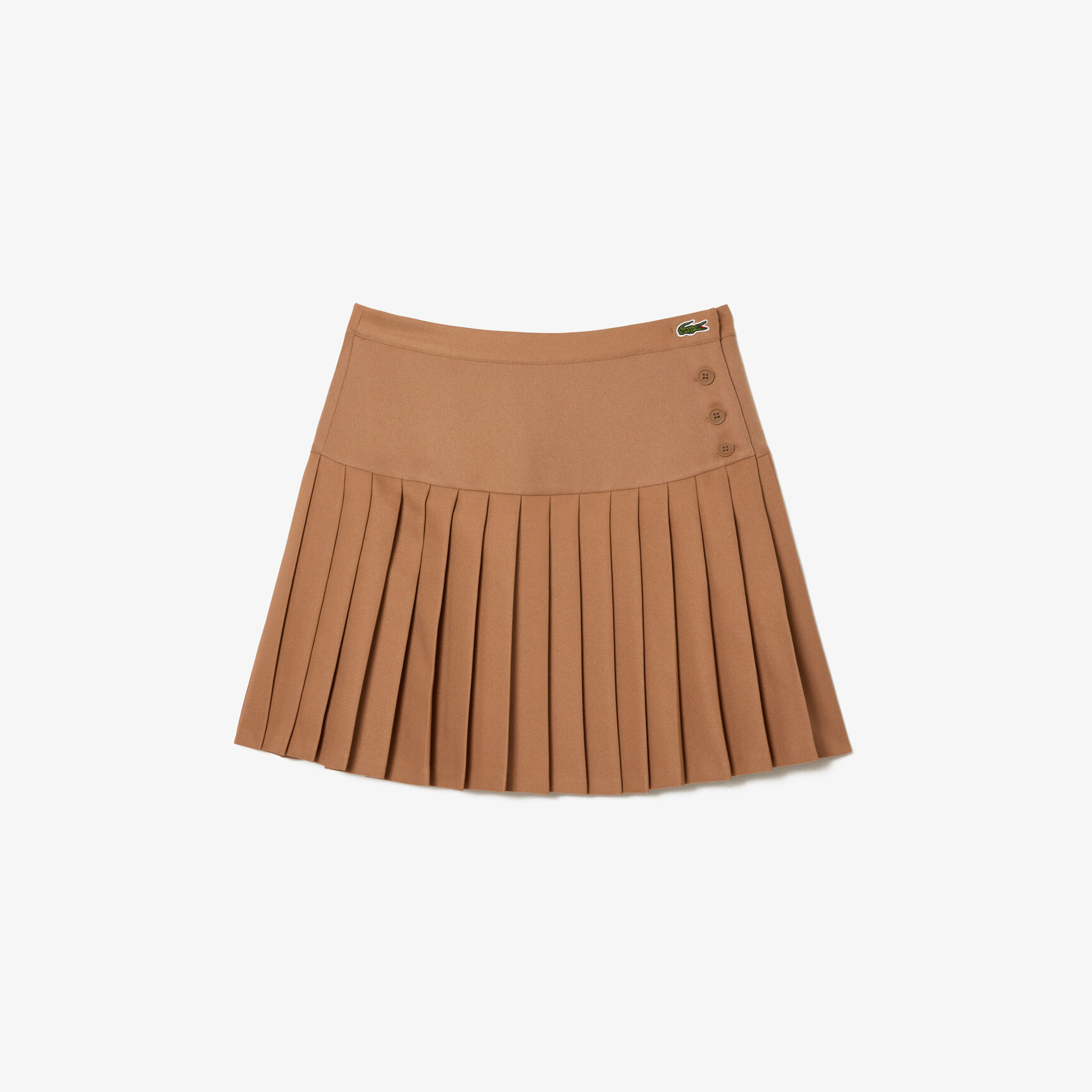 Short Pleated Button Waist Skirt Short Pleated Button Waist Skirt - JF0760-00-SIX