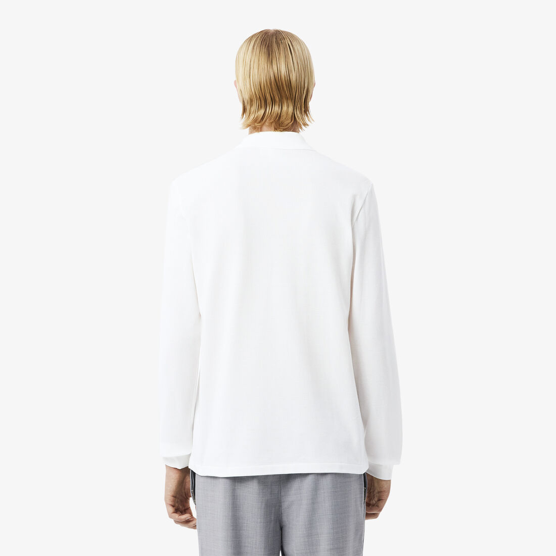 قميص بولو كلاسيكي بأكمام طويلة مقاس L.12.12 Classic Fit Long Sleeved L.12.12 Polo Shirt - L1312-00-001