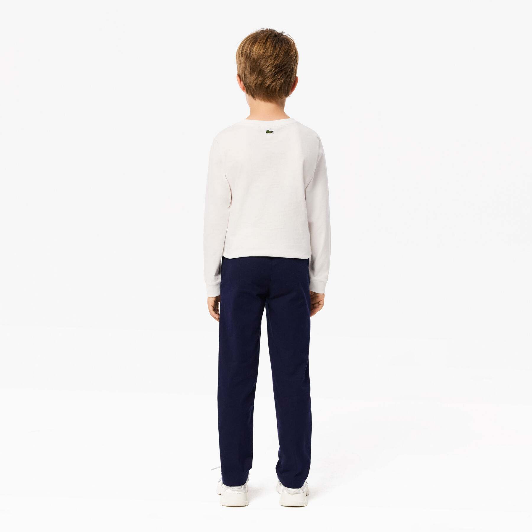 Boys' Lacoste Stretch Cotton Gabardine Chinos Boys' Lacoste Stretch Cotton Gabardine Chinos - HJ9701-00-166